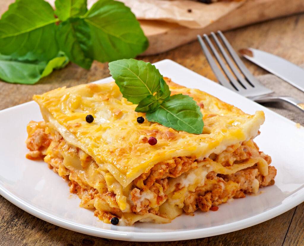 wegańska lasagne